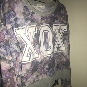 AEROPOSTALE Lavender and Gray Sweater